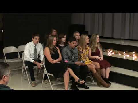 North Stokes High School National BETA Club Induction Ceremony 2018