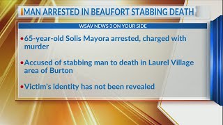 Suspect arrested in fatal stabbing in Burton