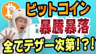 ビットコイン暴落や暴騰は、USDTテザーの価格操作だった!?【日本経済新聞と仮想通貨は第二次バブル】