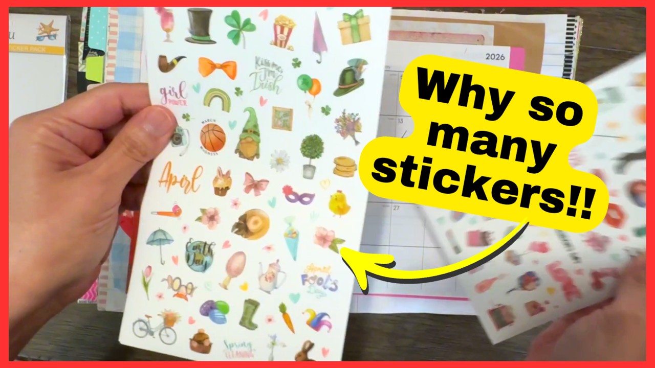 Stickers for Planners, Calendars, Scrapbooks, Journals Overview | Worth It? #ad #amazoninfluencer