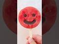 Smiley Watermelon Pops