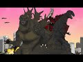 GODZILLA MINUS ONE vs SHIN GODZILLA | Epic Monster Battle : ANIMATION | Part 1