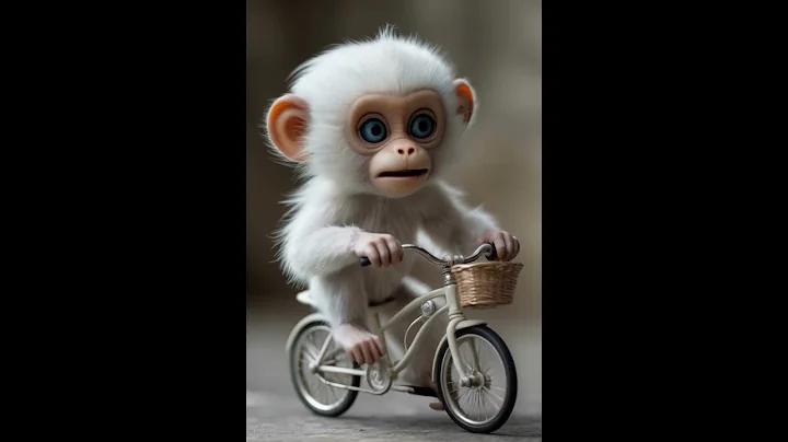 Happy monkey on the bicycle #shorts