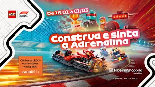 🏁🧱 LEGO® F1: EXPERIÊNCIA MUNDIAL ESTREIA NO RIBEIRAOSHOPPING!