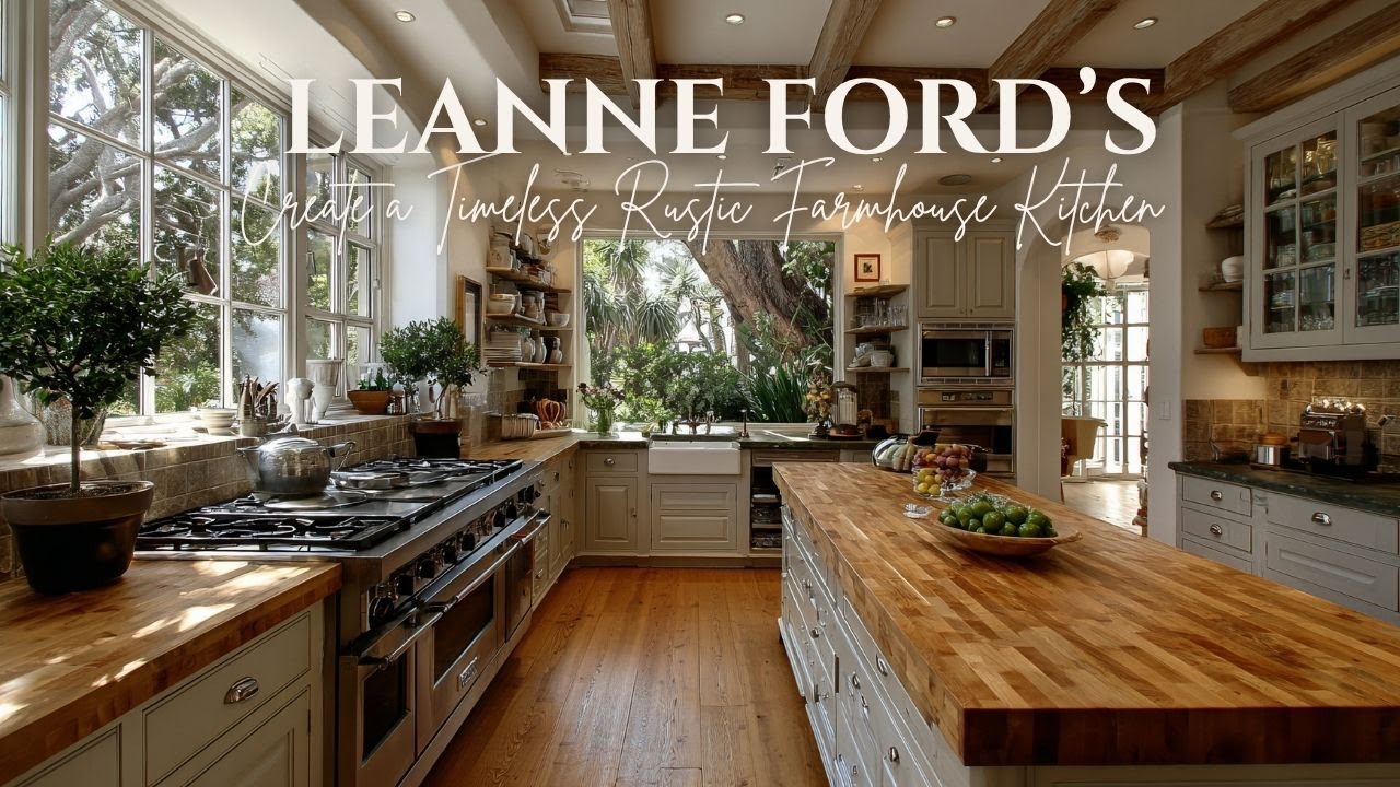 Create a Timeless Rustic Farmhouse Kitchen with Leanne Ford’s Vintage ...