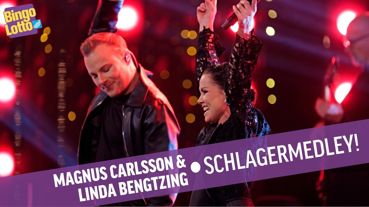 Linda Bengtzing & Magnus Carlsson - Kultschlagermedley | Live i Bingolotto