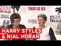 One direction this is us harry styles  niall horan interview