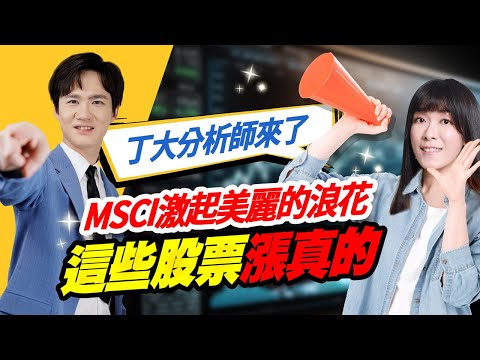 丁大分析師來了 MSCI激起美麗的浪花 這些股票漲真的｜20230531 艾咪 I Money 陳雅頎分析師