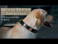 Service Emblem Collection - Military and First Responder Dog Collars, Dog Leashes and Belts