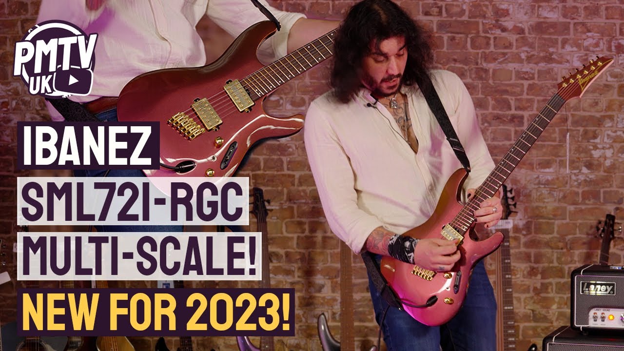 Ibanez Multi-Scale SML721 - New For 2023! - A Rose Gold Chameleon S-Series  That'll Blow You Away!