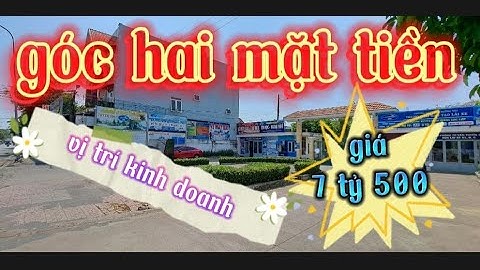 bán góc 2 mặt tiền kinh doanh cực víp tại thành phố dĩ An