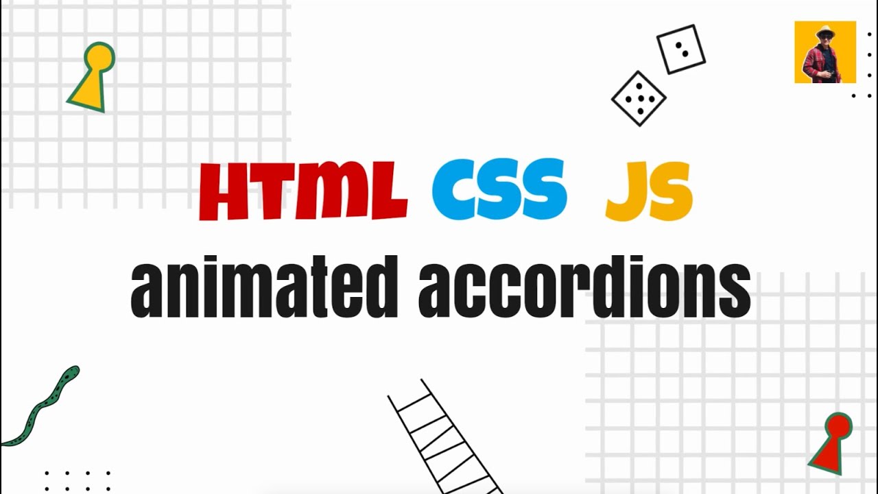 How to create Animated Accordions with HTML | CSS | JS - YouTube