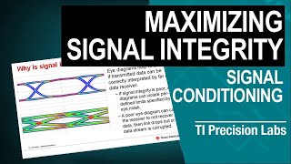 How does signal integrity affect eye diagrams?