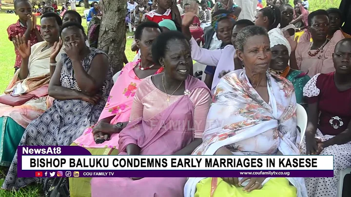 Bishop Baluku Condemns Early Marriages in Kasese