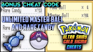 Pokemon Ultra Shiny Gold Sigma Cheat Codes