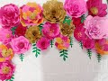 Backdrop flowers |  handmade paper flowers #crafthouse #diy #handmadepaperflowers