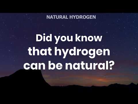 Did you know that hydrogen can be natural? Promo video by Natural Hydrogen Energy LLC