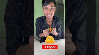 Red , Green Yellow Tape Decorations in Tile / #shortvideo #experiements #100ksubscribers