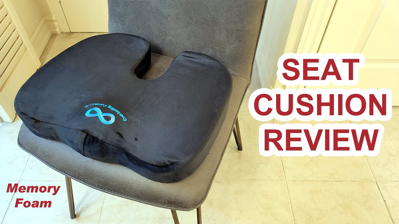 Memory Foam SEAT CUSHION REVIEW - Everlasting Comfort For Office Chair ...