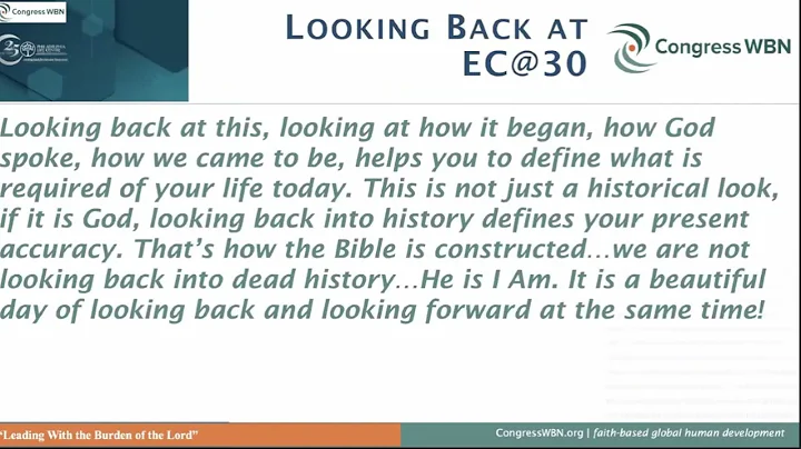 Looking Back For Forward Momentum' By David Copp, ...