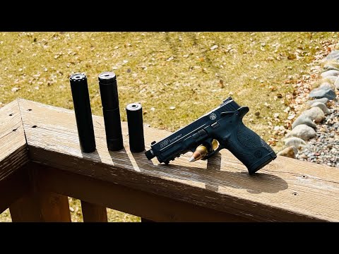 S&W 22LR Suppressed DRY VS Multiple Suppressors!!￼