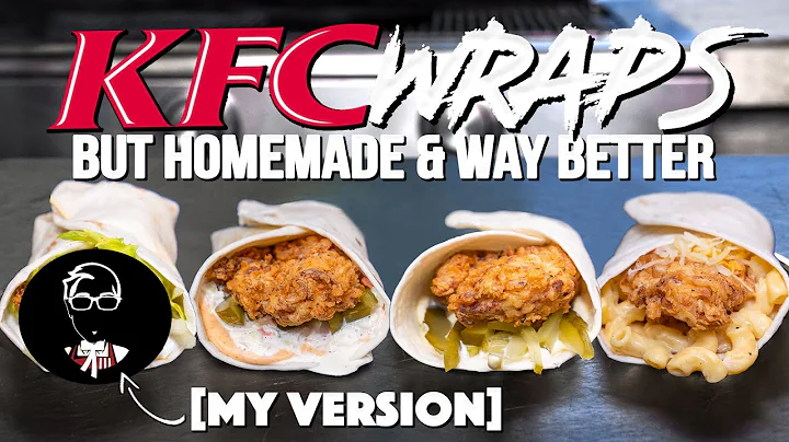 KENTUCKY FRIED CHICKEN WRAPS FROM KFC (BUT HOMEMAD...