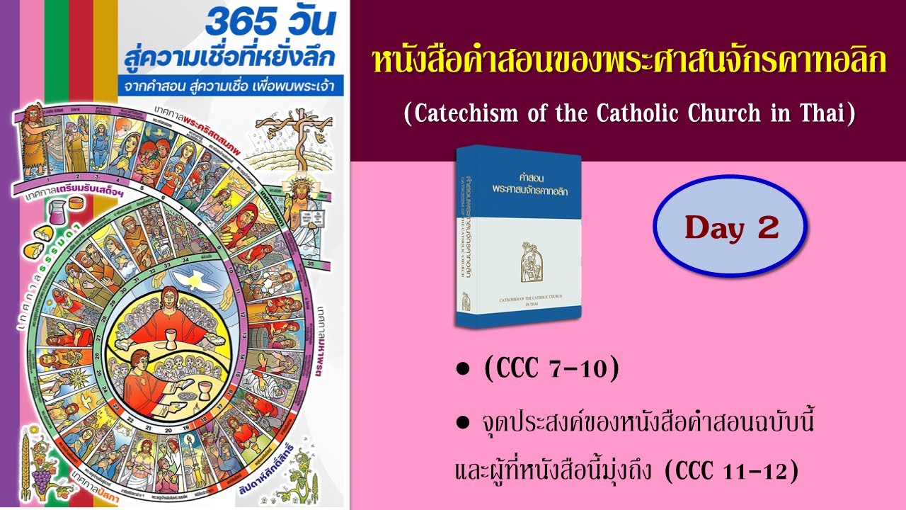 หนังสือคำสอนพระศาสนจักรคาทอลิก (CCC) ฉบับหนังสือเสียง : วันที่ 2