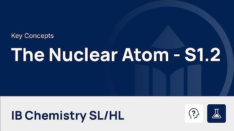 The Nuclear Atom [IB Chemistry SL/HL]