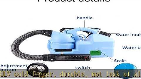 SWANSOFT ULV Fogger Machine, Electric Atomizer Sprayer, Portable Foggers for Home Indoor - 1.85 Gal