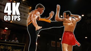 Bloodsport 1988 - Jean Claude Van Damme As Dux Vs Paco Full Fight Scene 4K 60Fps