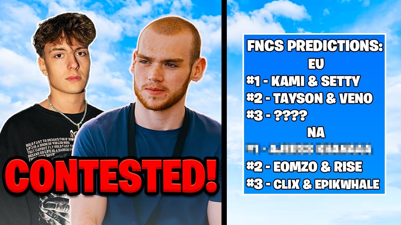 Clix & Mongraal CONTESTED?! - FNCS Grand Finals Predictions