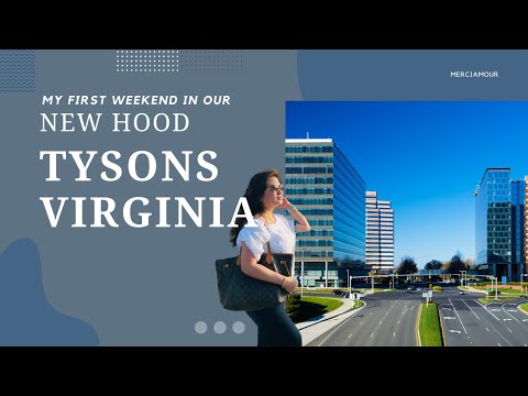 My first weekend in our New Hood, Tysons Virginia.