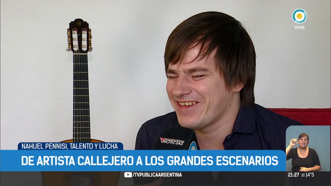 Nahuel Pennisi De Artista Callejero A Los Grandes Escenarios Tpanoticias Youtube