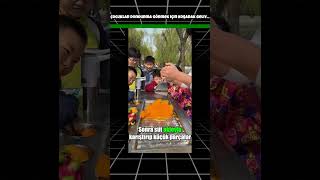 Çocuklar dondurma görmek için koşarak geliyorlar #shortvideo
