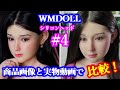 商品画像と実物動画で WMDOLL シリコンヘッドラブドールを比較！× カスタムオーダーメイド３Ⅾ２