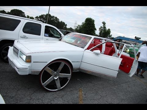 Whipaddict Roofless Chevrolet Caprice On 30 Dub Ballers Custom Interior Tvs