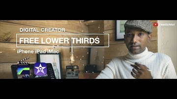 How to create lower thirds on LumaFusion - iPad - iPhone - iMac (all in one steps)