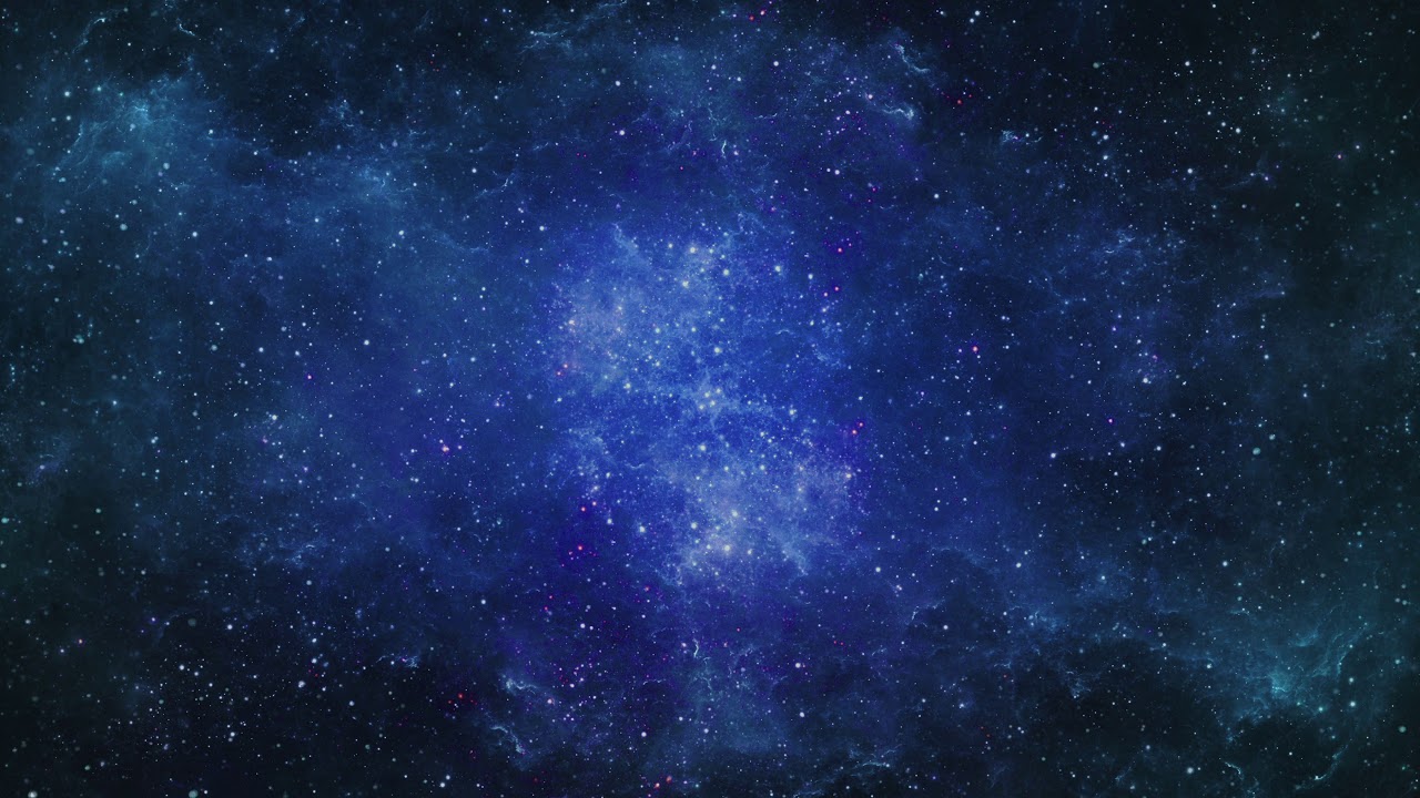 Space Background 4K Azul - YouTube