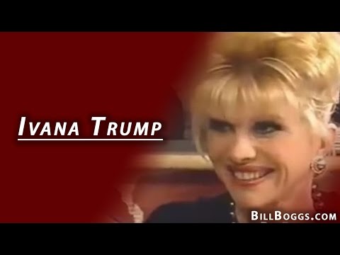 President Donald Trump's ex-wife Ivana Trump Interview with Bill Boggs