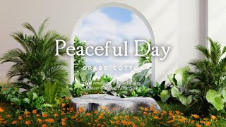 Get ready for a peaceful day l GRASS COTTON+