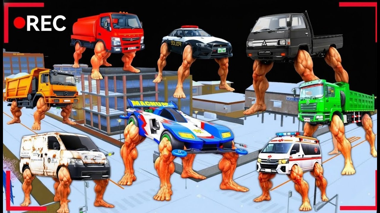 Yuta Mio Panik CCTV Merekam Semua ANOMALI MOBIL Berkaki Menyerang Kota 😱 SAKURA SCHOOL SIMULATOR