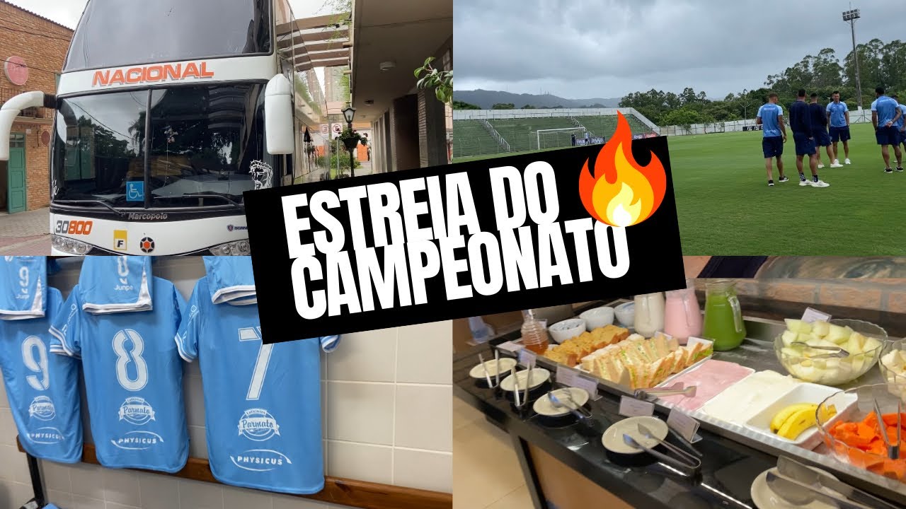 ESTREIA DO CAMPEONATO! Jogo Fora de Casa, Viagem e Hotel ⚽🔥