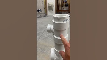 3 inch wet vent.  #shorts #plumbing #diy #construction #plumber