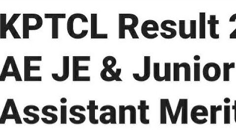 KPTCL RESULT 2022 AE JE AND JUNIOR ASSISTANT RESULT RELEASED TODAY? HOW TO DOWNLOAD, OFFICIAL UPDATE