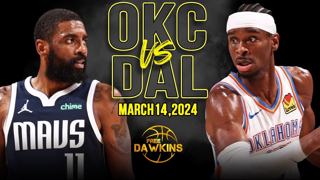 ⁣OKC Thunder vs Dallas Mavericks Full Game Highlights | March 14, 2024 | FreeDawkins