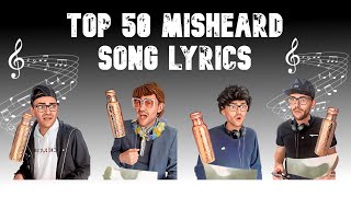 TOP 50 Misheard Song Lyrics