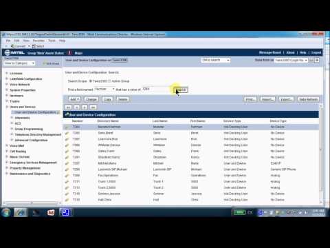 Mitel Basic Administration Functions