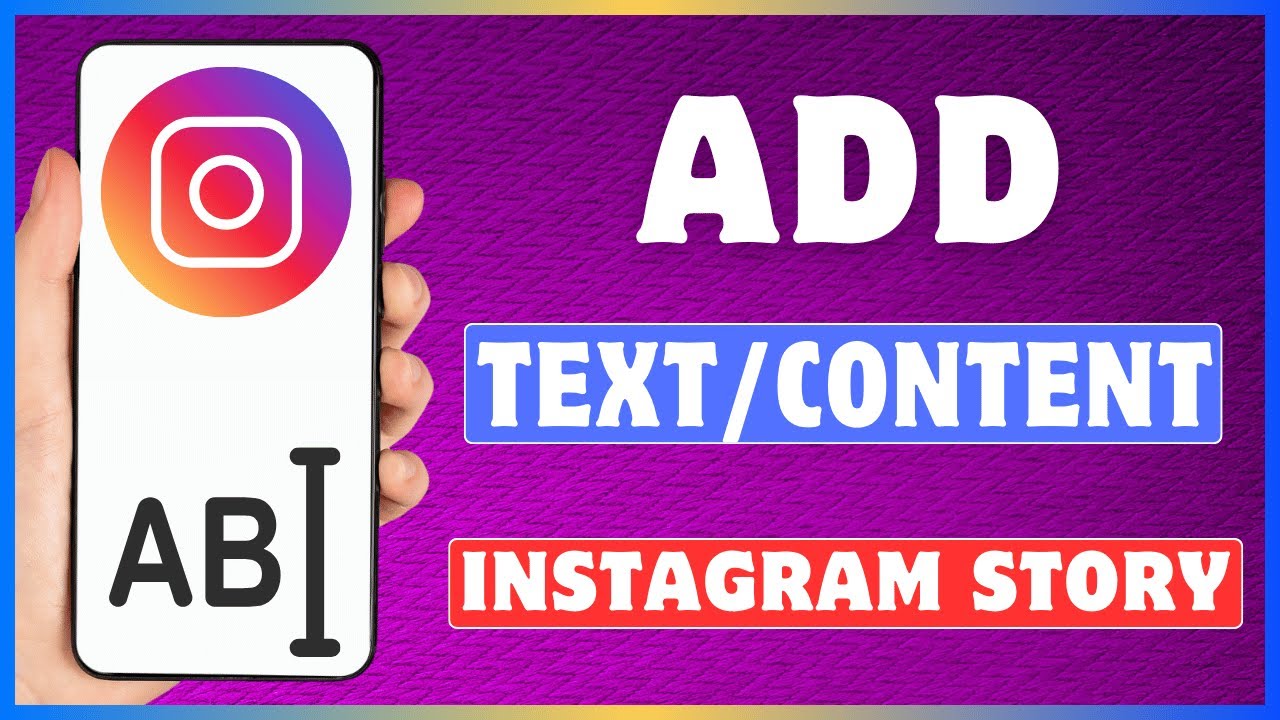 Instragram Texts How To Add Text In Instagram Story | Write Text On Instagram Story ...