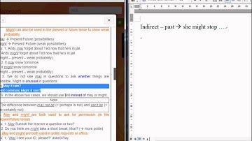 The Portable Classroom(Max Program)-modal verbs(may and might)-teaching video