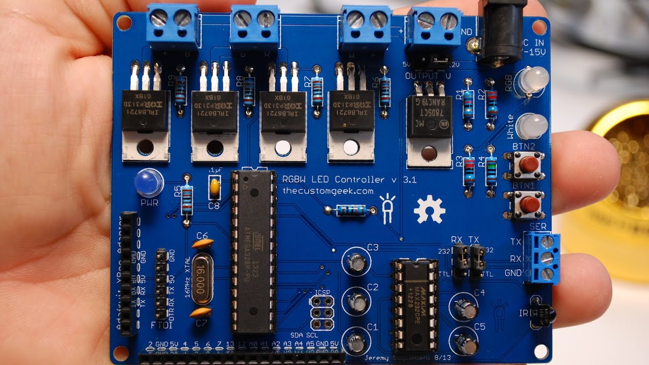 RGBW LED Controller v3.1 - YouTube